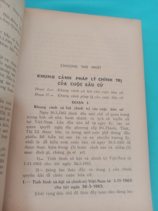 KINH NGHIỆM BẦU CỬ