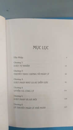 TRIẾT HỌC LUẬT PHÁP 