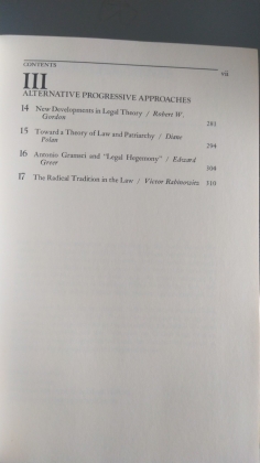 THE POLITICS OF LAW A PROGRESSIVE CRITIQUE 