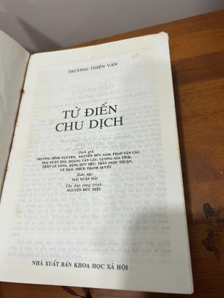 TỪ ĐIỂN CHU DỊCH - TRƯƠNG THIỆN VĂN