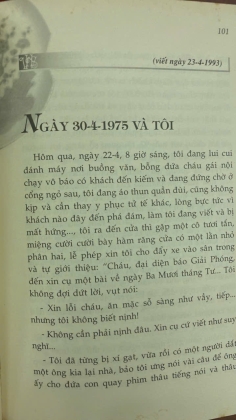 TẠP BÚT NĂM QUÍ DẬU 1993 DI CẢO - VƯƠNG HỒNG SỂN