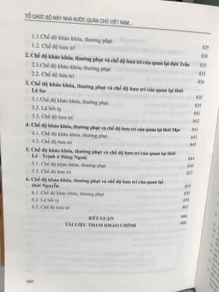 TỔ CHỨC BỘ MÁY NHÀ NƯỚC QUÂN CHỦ VIỆT NAM (TỪ NĂM 939 ĐẾN NĂM 1884) - NGUYỄN MINH TƯỜNG