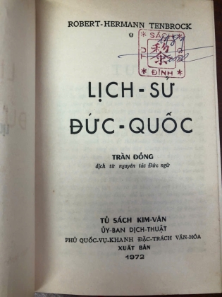 LỊCH SỬ ĐỨC QUỐC - ROBERT HERMANN TENBROCK