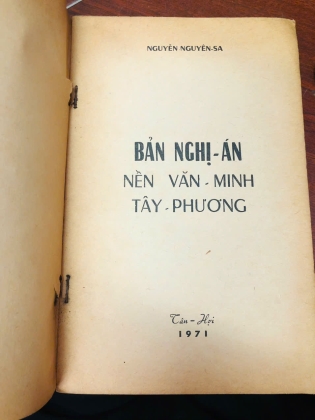 BẢN NGHỊ ÁN NỀN VĂN MINH PHƯƠNG TÂY - NGUYỄN NGUYÊN SA