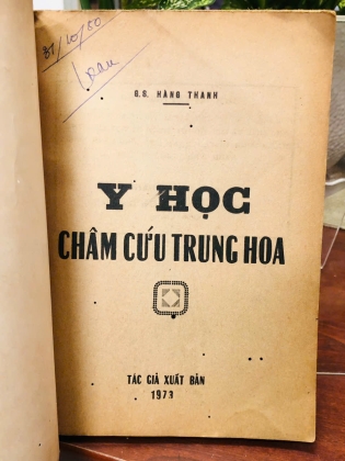 Y HỌC CHÂM CỨU TRUNG HOA - HÀNG THANH
