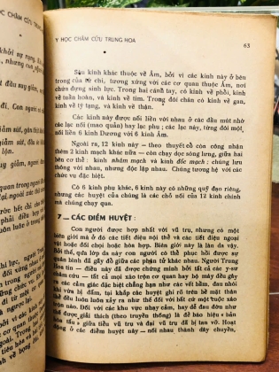 Y HỌC CHÂM CỨU TRUNG HOA - HÀNG THANH