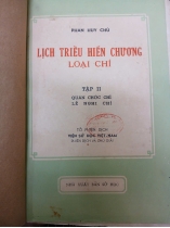 LỊCH TRIỀU HIẾN CHƯƠNG LOẠI CHÍ TẬP 2 - PHAN HUY CHÚ 