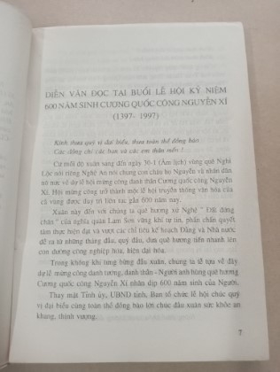 Thái sư Cương Quốc Công Nguyễn Xí - Quê hương, con người, sự nghiệp 