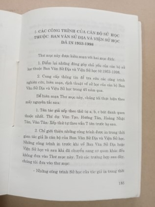 Viện sử học Việt Nam gương mặt và thành tựu khoa học