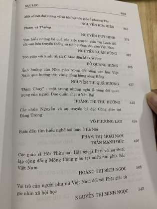 Nghiên cứu tôn giáo, tín ngưỡng chặng đường 20 năm (1991-2011)
