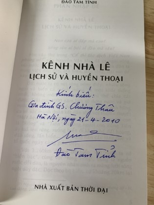 KÊNH NHÀ LÊ LỊCH SỬ VÀ HUYỀN THOẠI