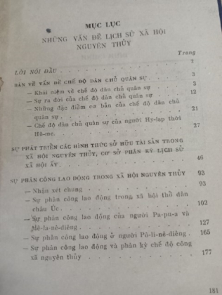 NHỮNG VẤN ĐỀ LỊCH SỬ XÃ HỘI NGUYÊN THUỶ