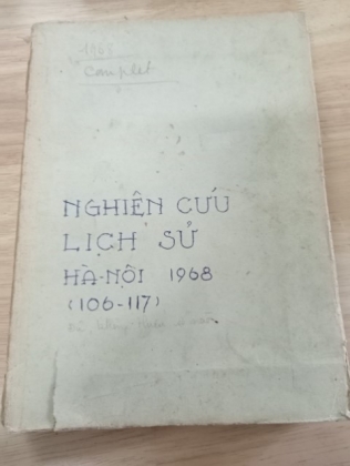 NGHIÊN CỨU LỊCH SỬ HÀ NỘI 1968 (106-111)