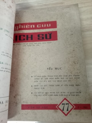 NGHIÊN CỨU LỊCH SỬ (TUYỂN TẬP 10 SỐ 1962,1964,1965, 1977,1982)