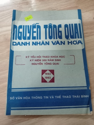 NGUYỄN TÔNG QUAI DANH NHÂN VĂN HOÁ