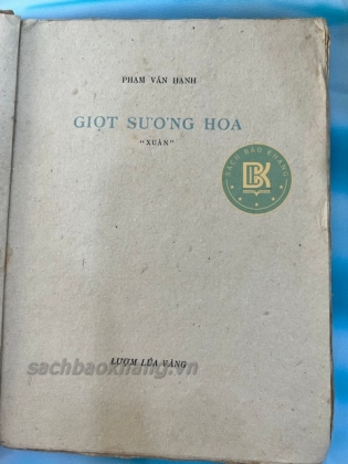 GIỌT SƯƠNG HOA - PHẠM VĂN HẠNH
