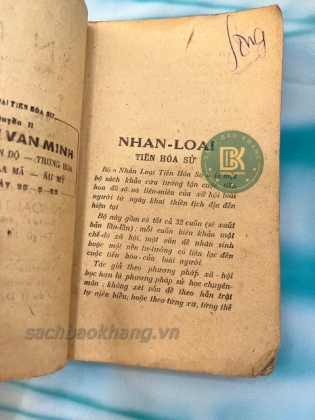 NHÂN LOẠI TIẾN HOÁ SỬ