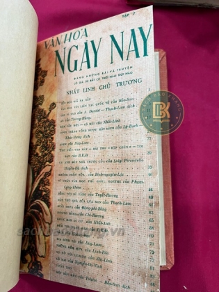 VĂN HOÁ NGÀY NAY - NHẤT LINH (TỰ LỰC VĂN ĐOÀN) TRỌN BỘ