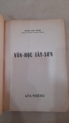 VĂN HỌC TÂY SƠN - PHẠM VĂN ĐANG