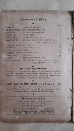 SÁNG TẠO (SỐ 6)