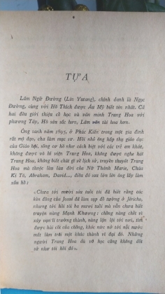 NHÂN SINH QUAN VÀ THƠ VĂN TRUNG HOA - NGUYỄN HIẾN LÊ (LÂM NGỮ ĐƯỜNG)