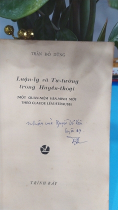 LUẬN LÝ VÀ TƯ TƯỞNG TRONG HUYỀN THOẠI - TRẦN ĐỖ DŨNG