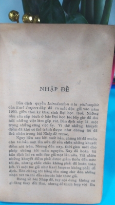 TRIẾT HỌC NHẬP MÔN - LÊ TÔN NGHIÊM