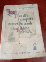 TRUNG QUỐC VÀ VIỆC GIẢI QUYẾT CUỘC CHIẾN TRANH ĐÔNG DƯƠNG LẦN THỨ 1