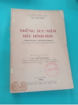 NHỮNG SUY NIỆM SIÊU HÌNH HỌC