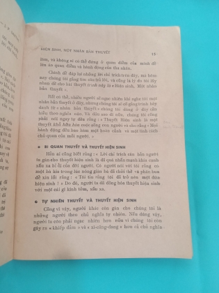 HIỆN SINH MỘT NHÂN BẢN THUYẾT - SATRE