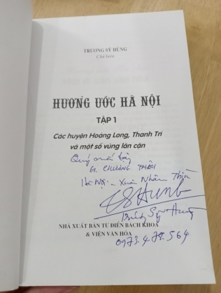 [CÓ CHỮ KÝ TÁC GIẢ] HƯƠNG ƯỚC HÀ NỘI