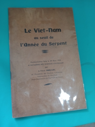 LE VIET - NAM ÁUEUIL DE I'ANNEE DU SERPENT