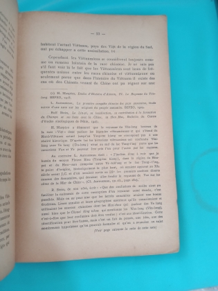 ESQUISSE D'UNE ÉTUDE SUR LES INTERDITS CHEZ LES VIETNAMIENS