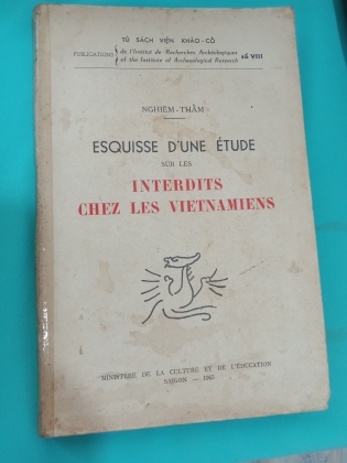 ESQUISSE D'UNE ÉTUDE SUR LES INTERDITS CHEZ LES VIETNAMIENS