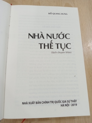  NHÀ NƯỚC THẾ TỤC