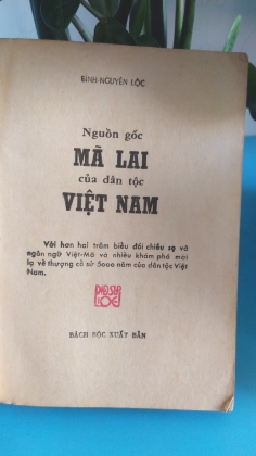 NGUỒN GỐC MÃ LAI CỦA DÂN TỘC VIỆT NAM - BÌNH NGUYÊN LỘC