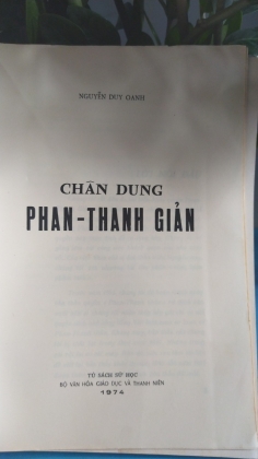 CHÂN DUNG PHAN THANH GIẢN - nguyễn duy oanh