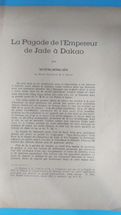 LA PAGODE DE L'EMPEREUR DE JADE A DAKAO