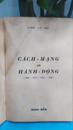 CÁCH MẠNG VÀ HÀNH ĐỘNG - NGHIÊM XUÂN HỒNG