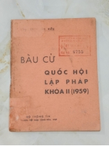 BẦU CỬ QUỐC HỘI LẬP PHÁP KHOÁ II (1959)