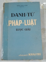 DANH TỪ PHÁP LUẬT LƯỢC GIẢI - TRẦN THÚC LINH