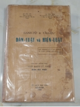 DANH TỪ VÀ TÀI LIỆU - DÂN LUẬT VÀ HIẾN LUẬT
