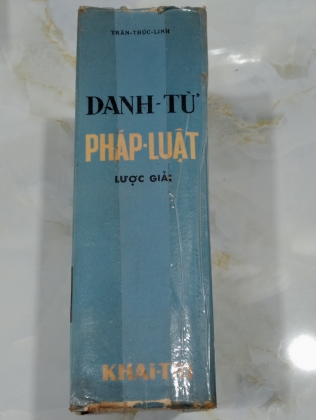 DANH TỪ PHÁP LUẬT LƯỢC GIẢI - TRẦN THÚC LINH