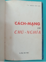 CÁCH MẠNG VÀ CHỦ NGHĨA