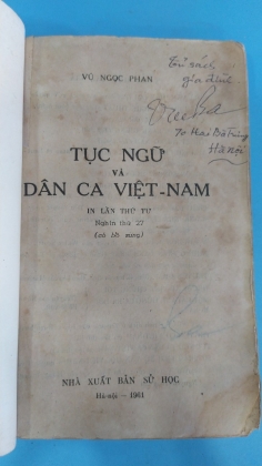 TỤC NGỮ VÀ DÂN CA VIỆT NAM - VŨ NGỌC PHAN