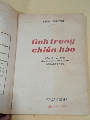 TÌNH TRONG CHIẾN HÀO - LÉON TOLSTOI
