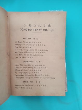 CÔNG DƯ TIỆP KÝ
