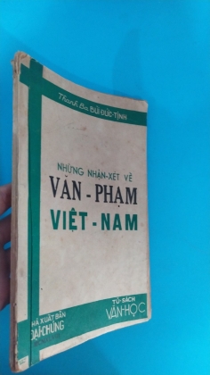 NHỮNG NHẬN XÉT VỀ VĂN PHẠM VIỆT NAM - BÙI ĐỨC TỊNH