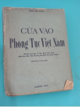 CỬA VÀO PHONG TỤC VIỆT NAM - PHẠM VIỆT TUYỀN