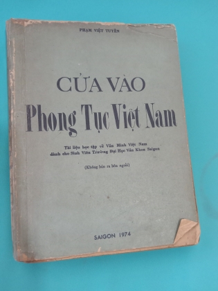 CỬA VÀO PHONG TỤC VIỆT NAM - PHẠM VIỆT TUYỀN